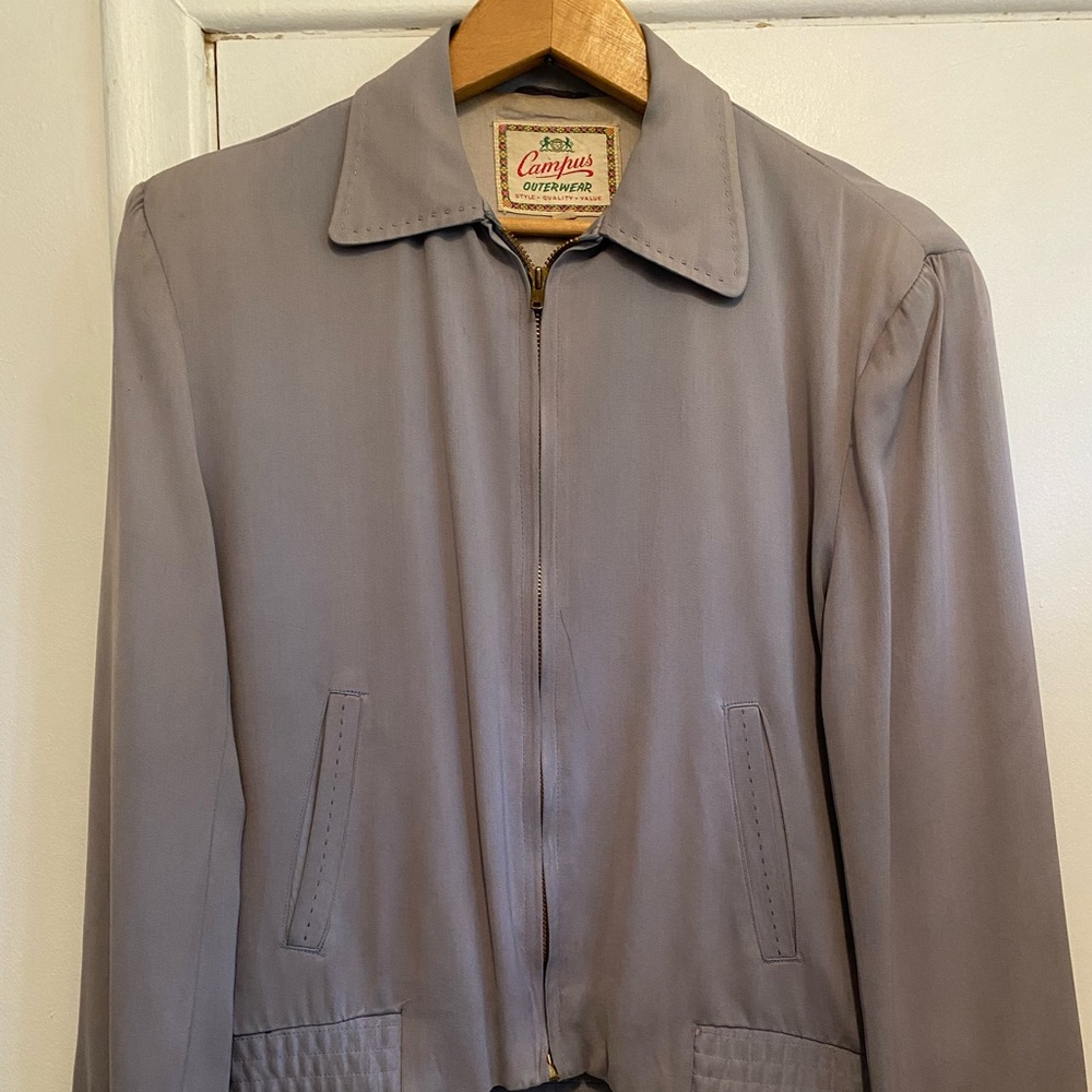 1950s Gabardine Ricky Jacket Small/Medium